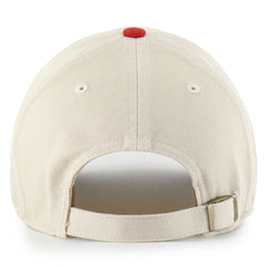 San Francisco 49ers '47 Fairfield MVP Throwback Adjustable Hat - Cream/Scarlet Hats