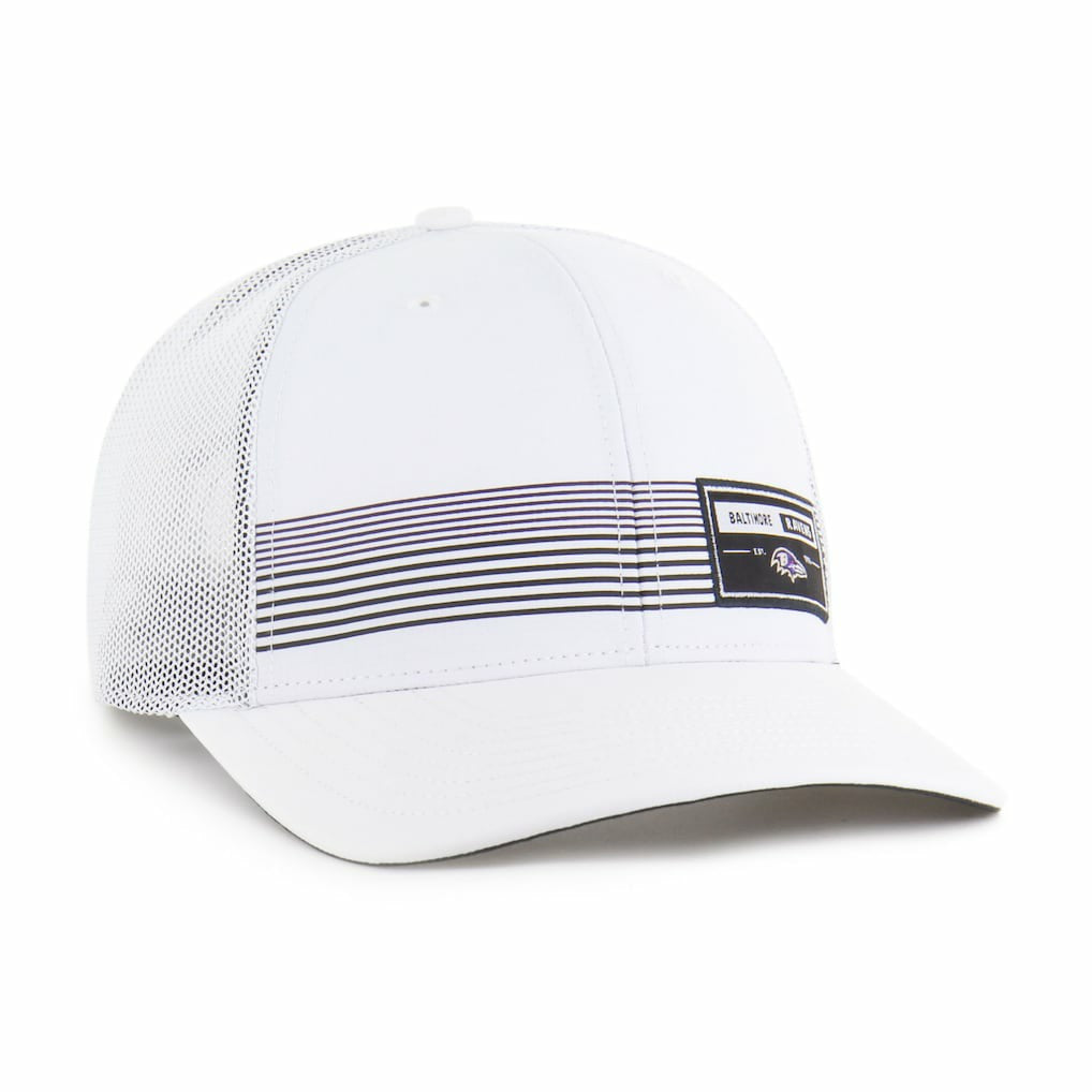 Baltimore Ravens '47 Rangefinder Trucker Adjustable Hat - White Hats