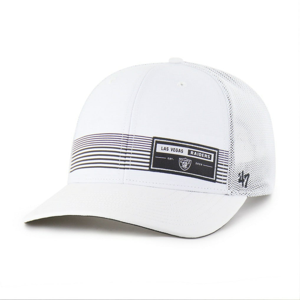 Las Vegas Raiders '47 Rangefinder Trucker Adjustable Hat - White Hats