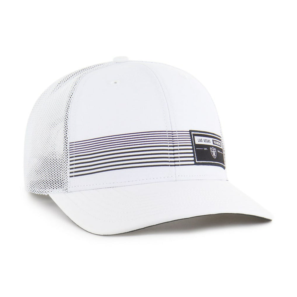 Las Vegas Raiders '47 Rangefinder Trucker Adjustable Hat - White Hats