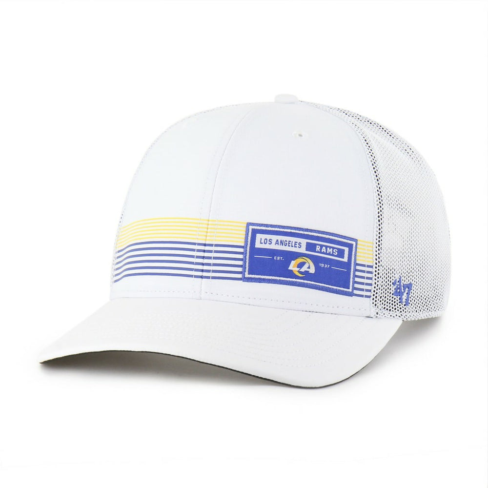 Los Angeles Rams '47 Rangefinder Trucker Adjustable Hat - White Hats