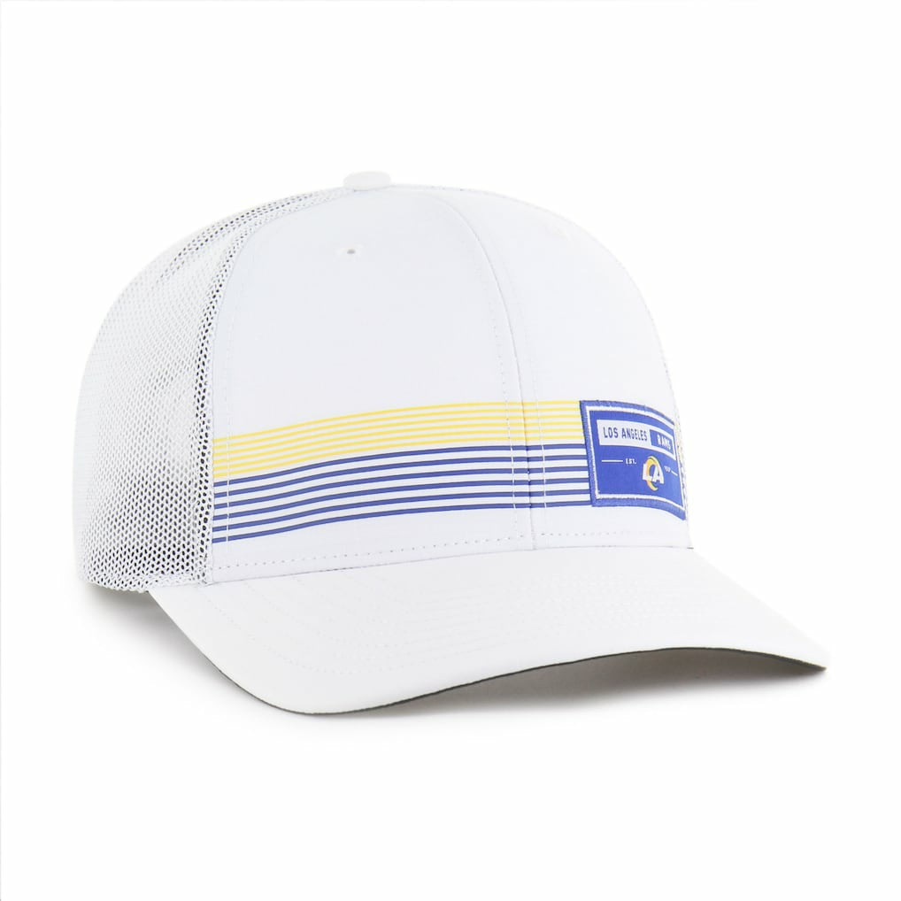 Los Angeles Rams '47 Rangefinder Trucker Adjustable Hat - White Hats