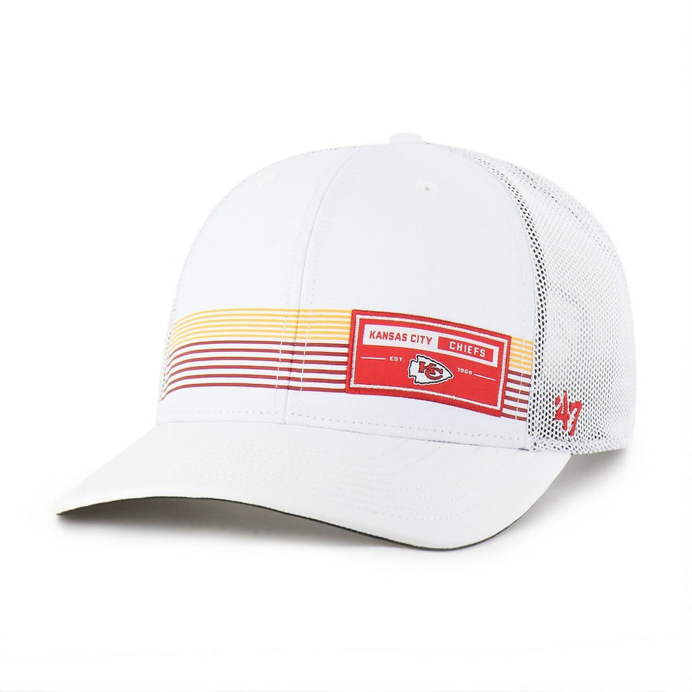 Kansas City Chiefs '47 Rangefinder Trucker Adjustable Hat - White Hats