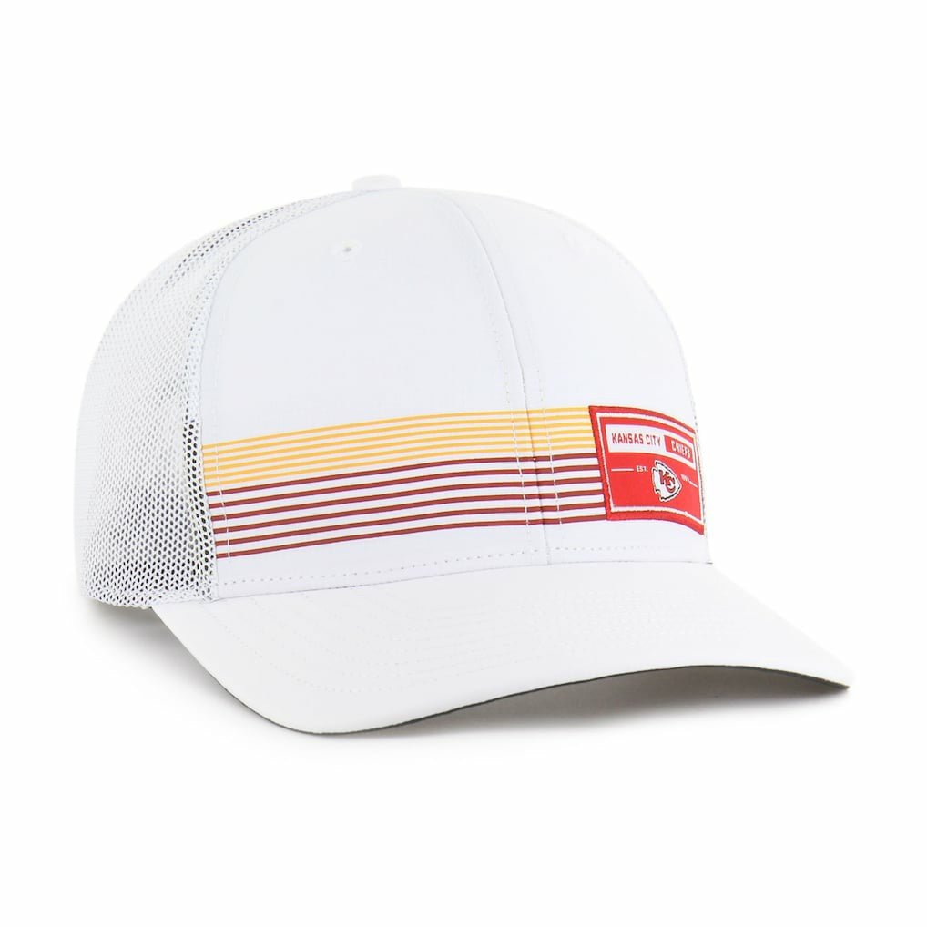 Kansas City Chiefs '47 Rangefinder Trucker Adjustable Hat - White Hats