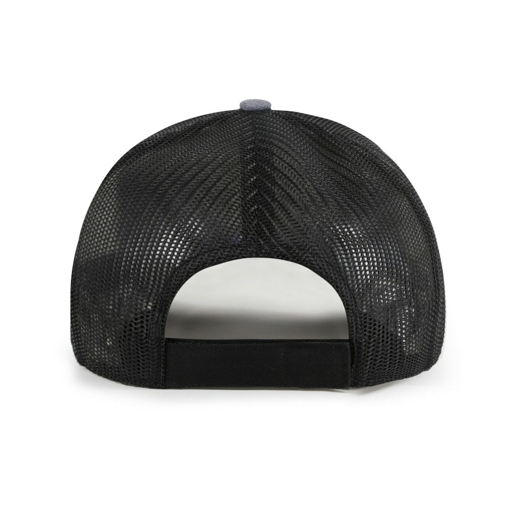 New York Giants '47 Carbon Rope Trucker Adjustable Hat - Heather Charcoal Hats