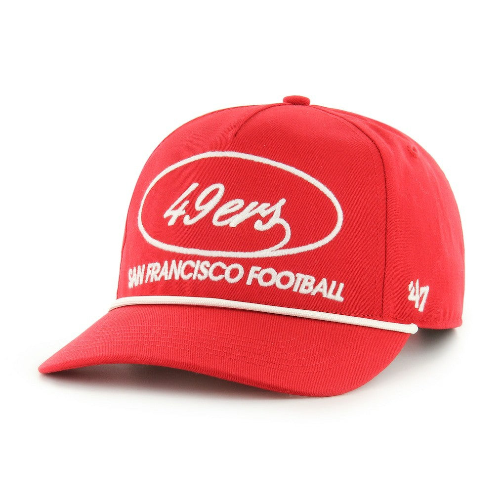 San Francisco 49ers '47 Foundational Hitch Adjustable Hat - Scarlet Hats