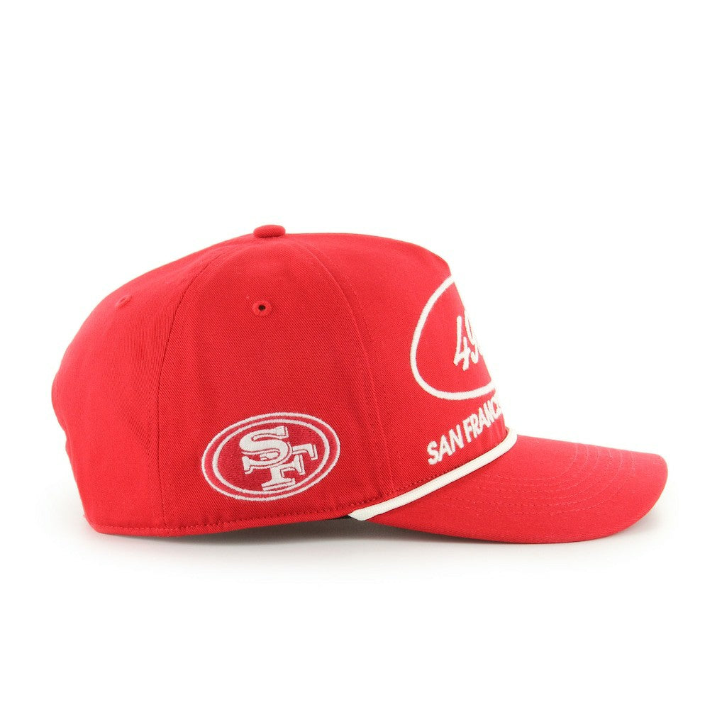 San Francisco 49ers '47 Foundational Hitch Adjustable Hat - Scarlet Hats