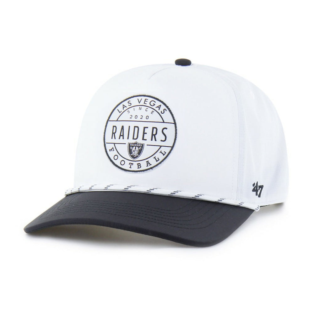 Las Vegas Raiders '47 Suburbia Hitch Two-Tone Adjustable Hat - White/Black Hats