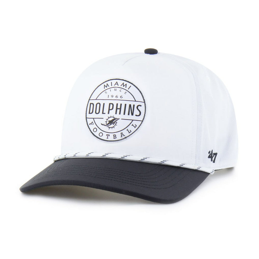 Miami Dolphins '47 Suburbia Hitch Two-Tone Adjustable Hat - White/Black Hats