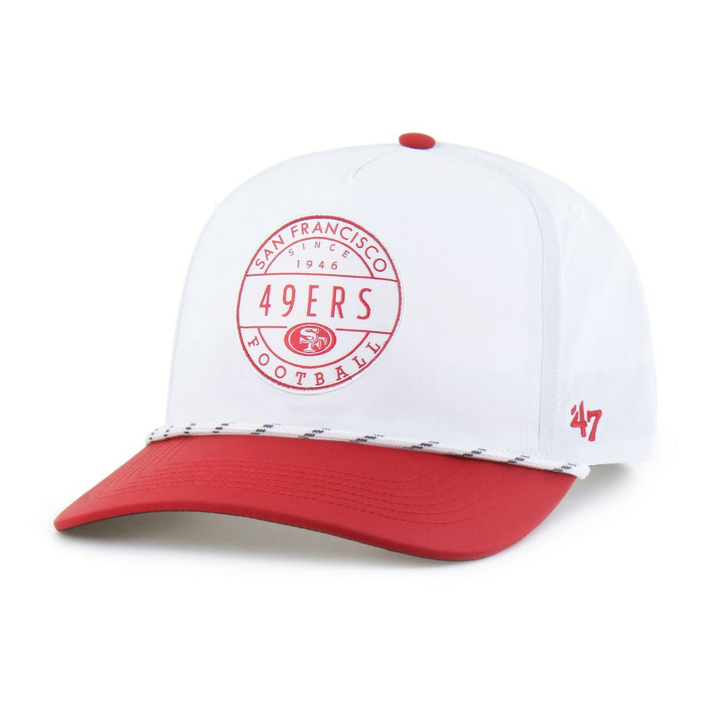 San Francisco 49ers '47 Suburbia Hitch Two-Tone Adjustable Hat - White/Scarlet Hats