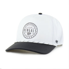 Cincinnati Bengals '47 Suburbia Hitch Two-Tone Adjustable Hat - White/Black Hats