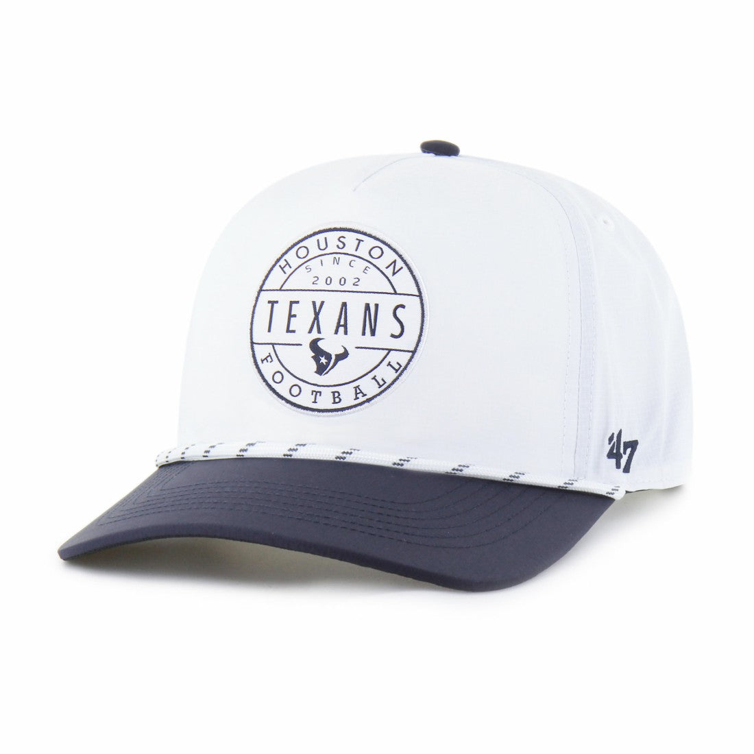 Houston Texans '47 Suburbia Hitch Two-Tone Adjustable Hat - White/Navy Hats