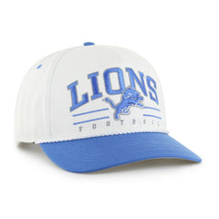 Detroit Lions '47 Roscoe Two-Toned Hitch Adjustable Hat - White/Blue Hats