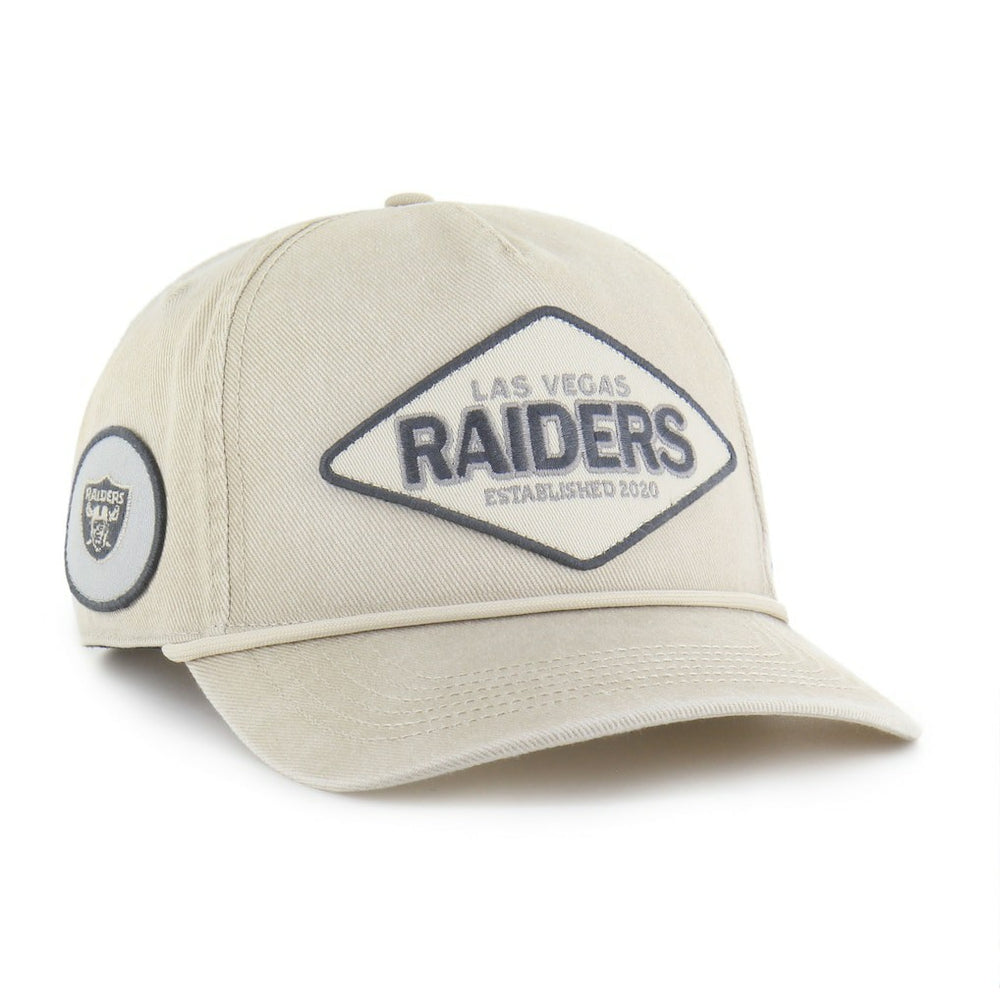Las Vegas Raiders '47 Cairn Hitch Adjustable Hat - Khaki Hats