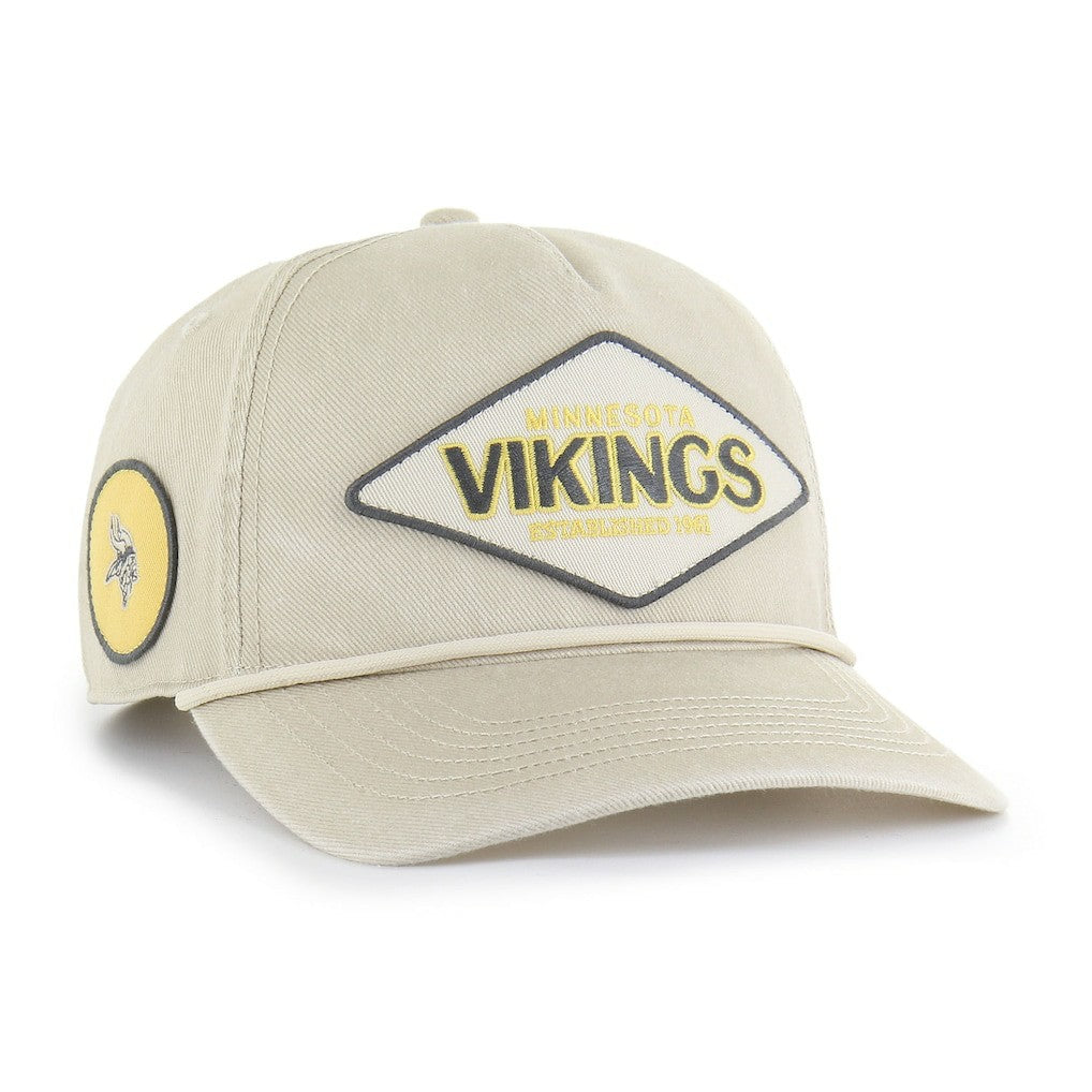 Minnesota Vikings '47 Cairn Hitch Adjustable Hat - Khaki Hats
