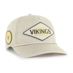 Minnesota Vikings '47 Cairn Hitch Adjustable Hat - Khaki Hats