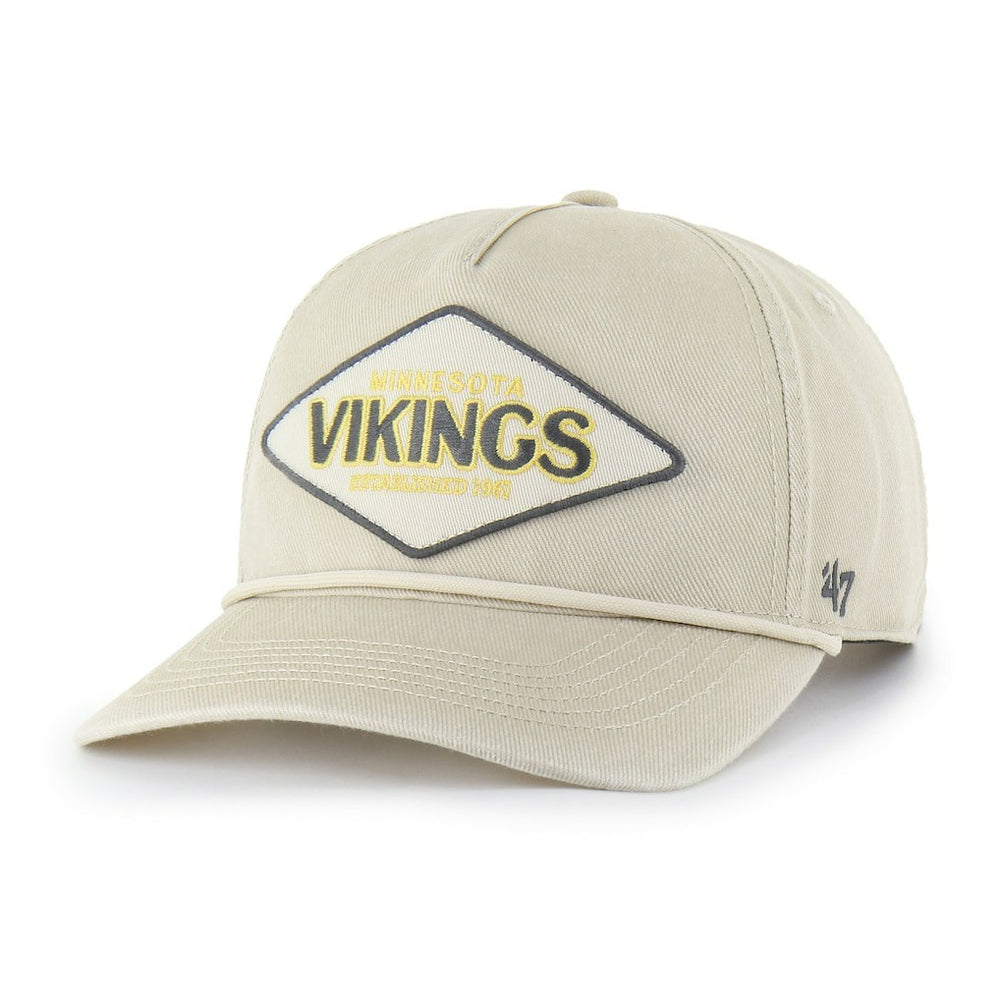 Minnesota Vikings '47 Cairn Hitch Adjustable Hat - Khaki Hats