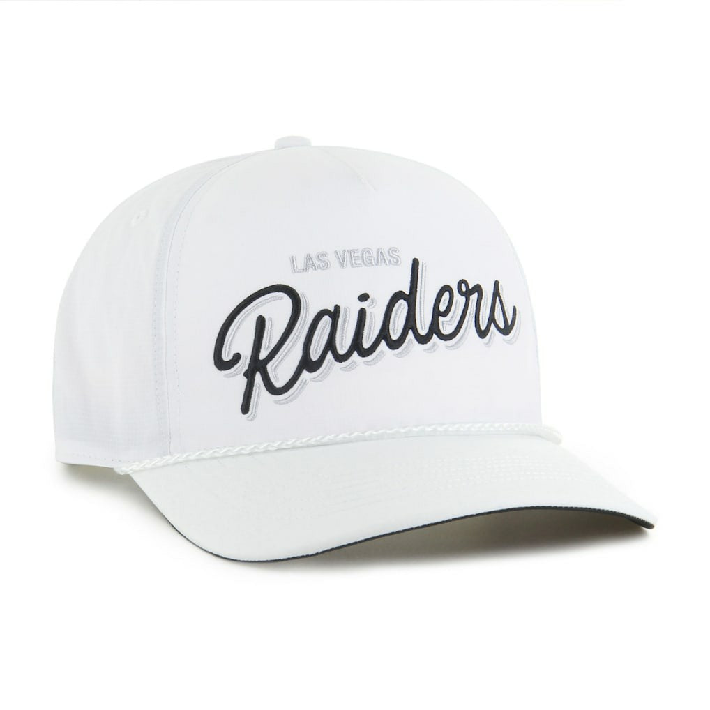 Las Vegas Raiders '47 Brrr Fairway Hitch Adjustable Hat - White Hats
