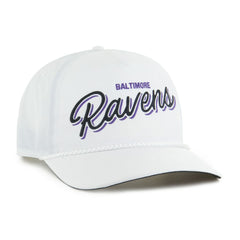 Baltimore Ravens '47 Brrr Fairway Hitch Adjustable Hat - White Hats