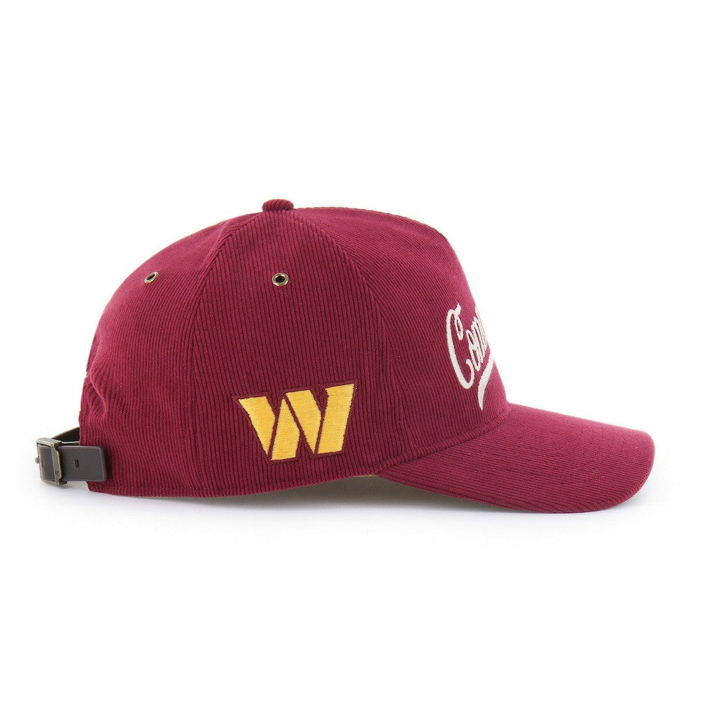 Washington Commanders '47 Golden Age Corduroy Hitch Adjustable Hat - Burgundy Hats