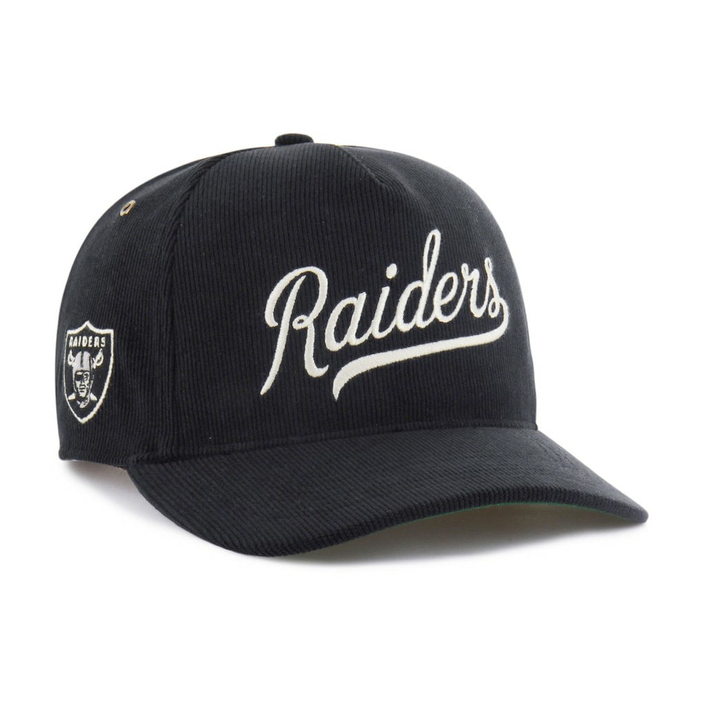 Las Vegas Raiders '47 Golden Age Corduroy Hitch Adjustable Hat - Black Hats