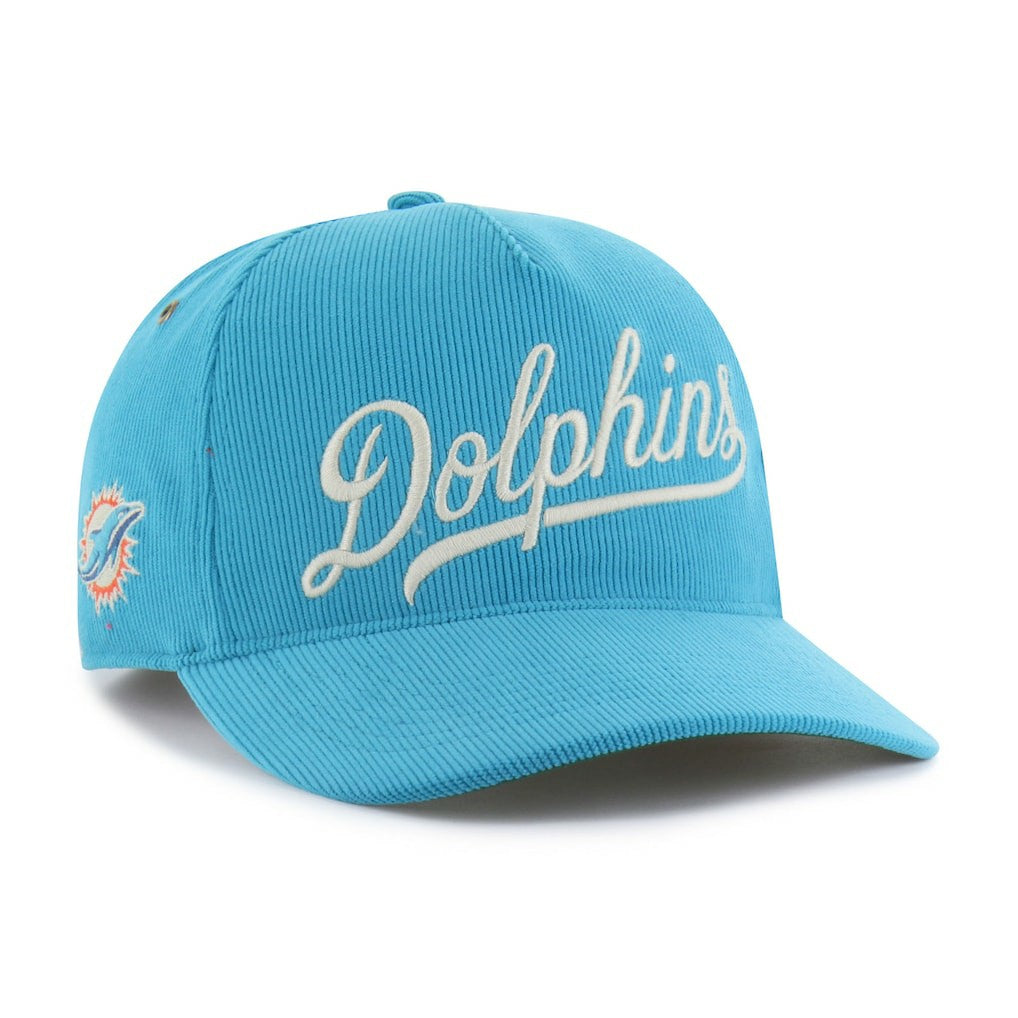 Miami Dolphins '47 Golden Age Corduroy Hitch Adjustable Hat - Aqua Hats