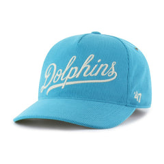 Miami Dolphins '47 Golden Age Corduroy Hitch Adjustable Hat - Aqua Hats