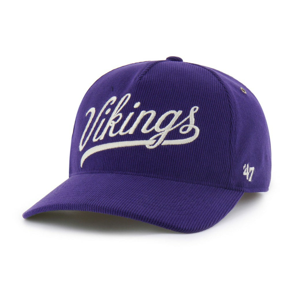 Minnesota Vikings '47 Golden Age Corduroy Hitch Adjustable Hat - Purple Hats