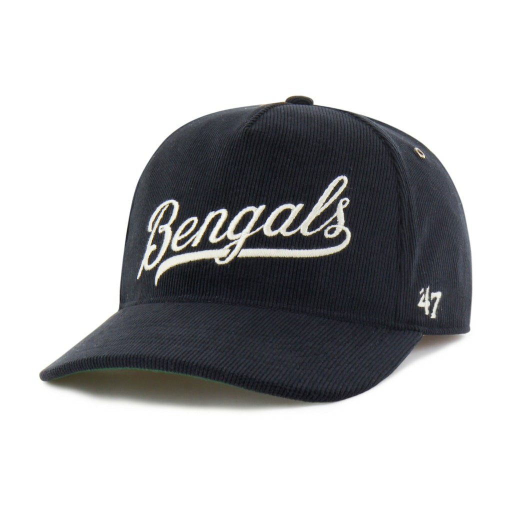 Cincinnati Bengals '47 Golden Age Corduroy Hitch Adjustable Hat - Black Hats