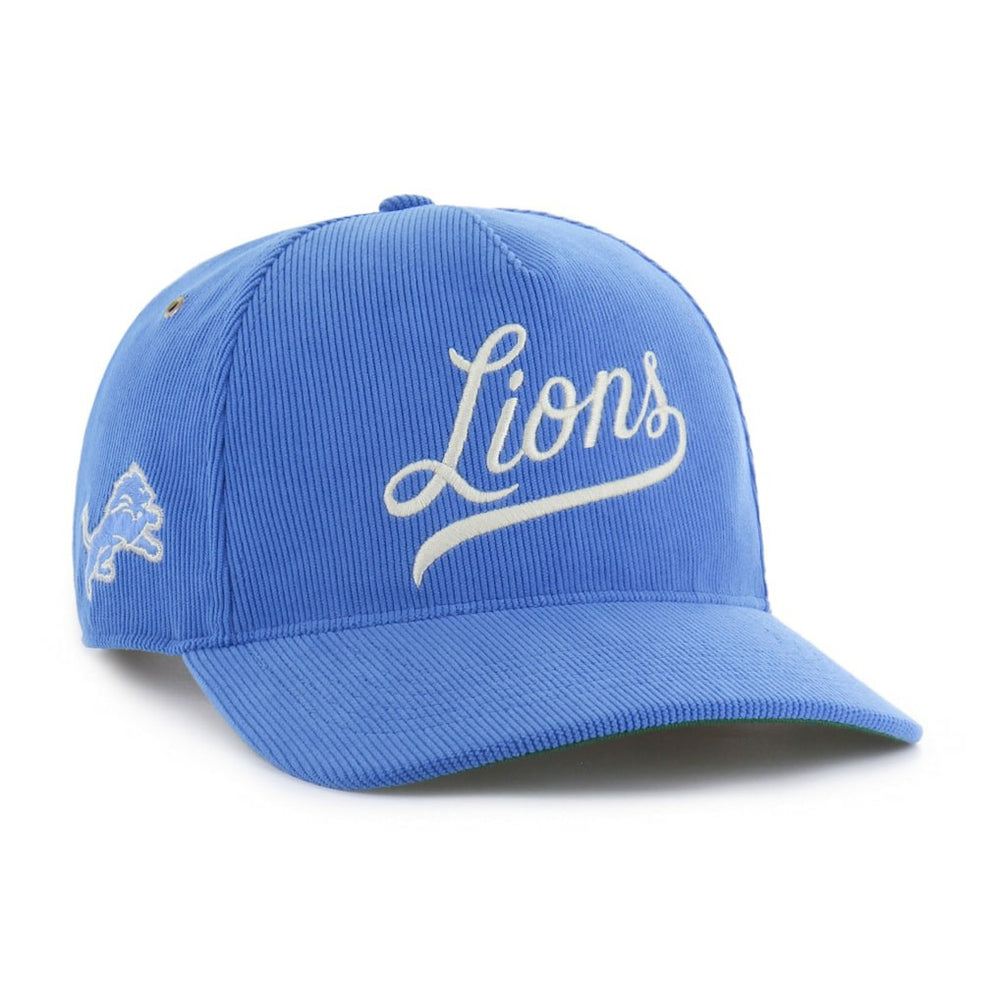 Detroit Lions '47 Golden Age Corduroy Hitch Adjustable Hat - Blue Hats