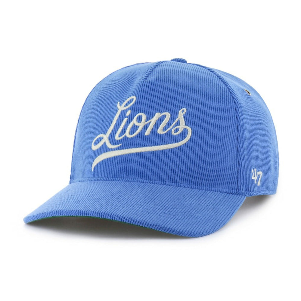 Detroit Lions '47 Golden Age Corduroy Hitch Adjustable Hat - Blue Hats