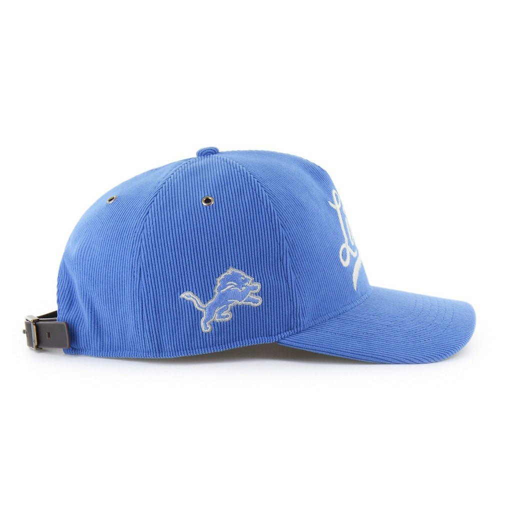 Detroit Lions '47 Golden Age Corduroy Hitch Adjustable Hat - Blue Hats