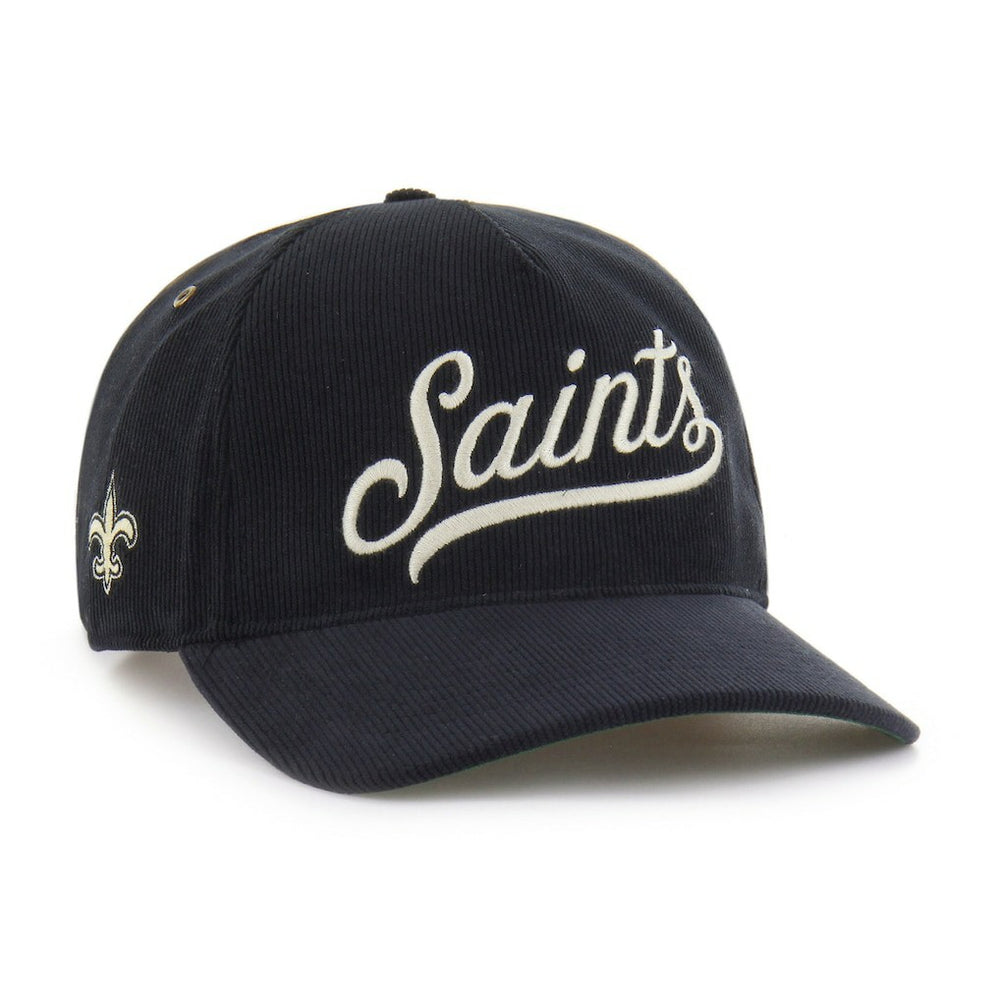 New Orleans Saints '47 Golden Age Corduroy Hitch Adjustable Hat - Black Hats