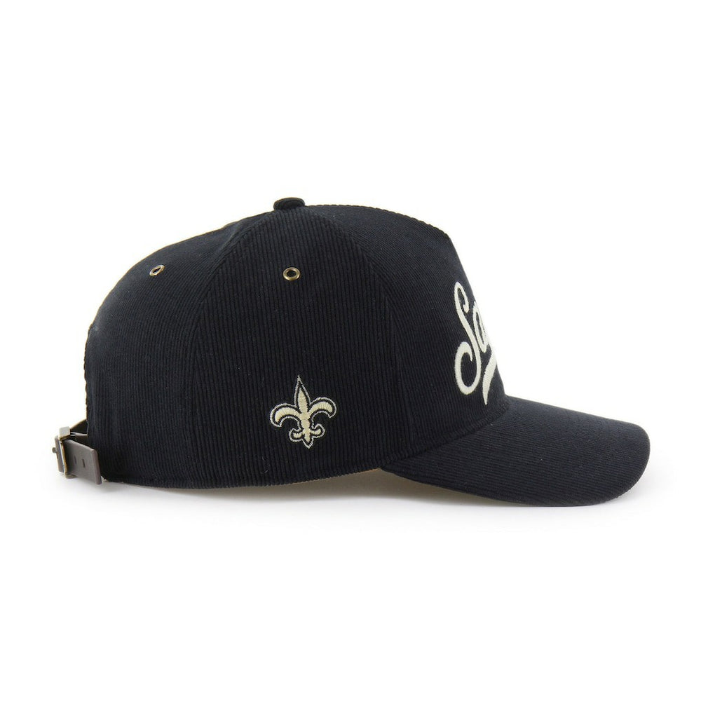 New Orleans Saints '47 Golden Age Corduroy Hitch Adjustable Hat - Black Hats