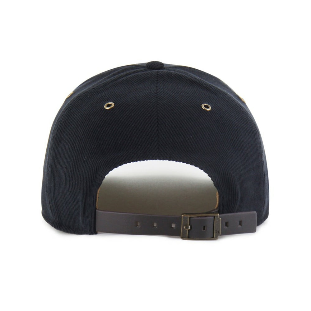 Pittsburgh Steelers '47 Golden Age Corduroy Hitch Adjustable Hat - Black Hats