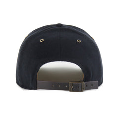 Pittsburgh Steelers '47 Golden Age Corduroy Hitch Adjustable Hat - Black Hats