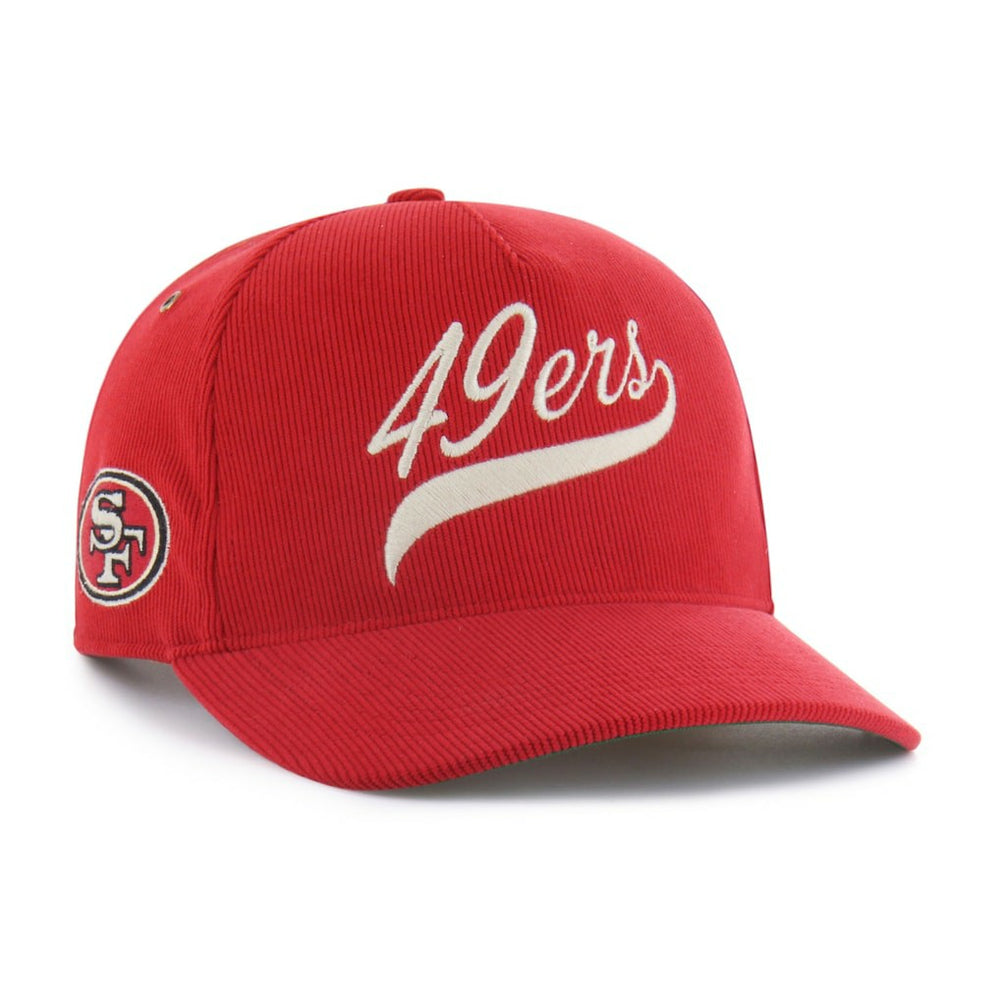San Francisco 49ers '47 Golden Age Corduroy Hitch Adjustable Hat - Scarlet Hats