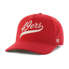 San Francisco 49ers '47 Golden Age Corduroy Hitch Adjustable Hat - Scarlet Hats