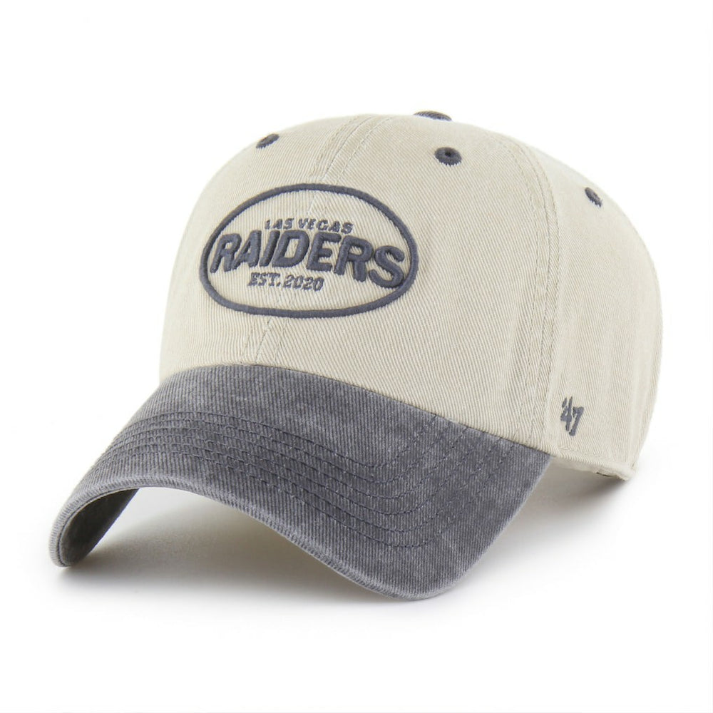 Las Vegas Raiders '47 Breaking Trail Clean Up Adjustable Hat - Khaki Hats