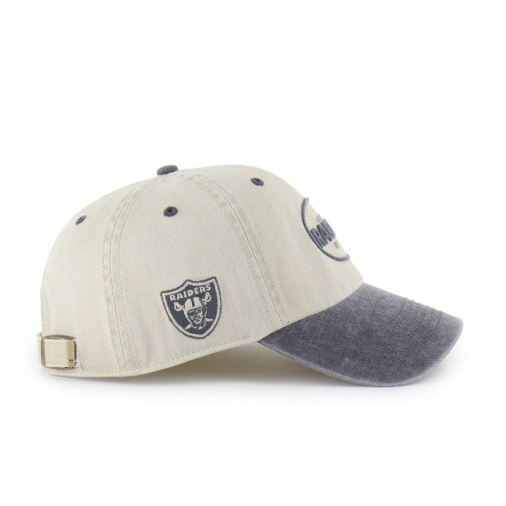 Las Vegas Raiders '47 Breaking Trail Clean Up Adjustable Hat - Khaki Hats