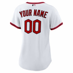 Cleveland Guardians Nike Women's Home Custom Replica 2.0 Jersey - White Jerseys