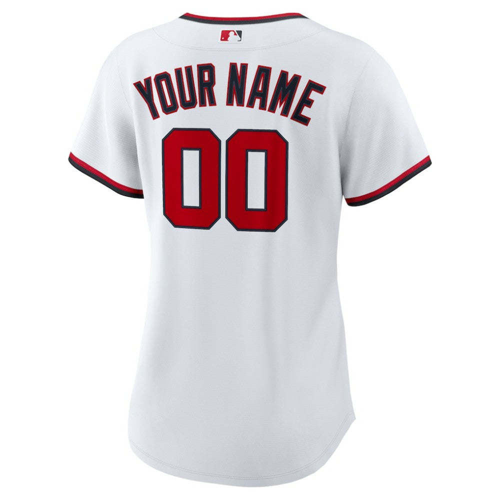 Washington Nationals Nike Women's Home Custom Replica 2.0 Jersey - White Jerseys