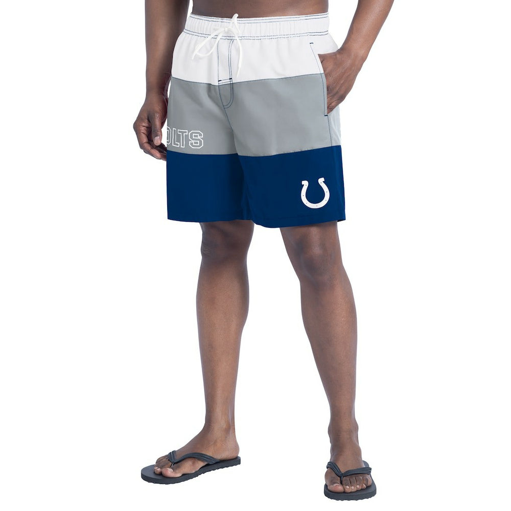 Indianapolis Colts G-III Sports by Carl Banks Sunrise Volley Swim Shorts - Royal/Gray Shorts