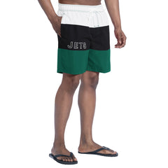 New York Jets G-III Sports by Carl Banks Sunrise Volley Swim Shorts - Green/Black Shorts