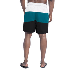 Jacksonville Jaguars G-III Sports by Carl Banks Sunrise Volley Swim Shorts - Black/Teal Shorts