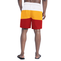 Kansas City Chiefs G-III Sports by Carl Banks Sunrise Volley Swim Shorts - Red/Gold Shorts