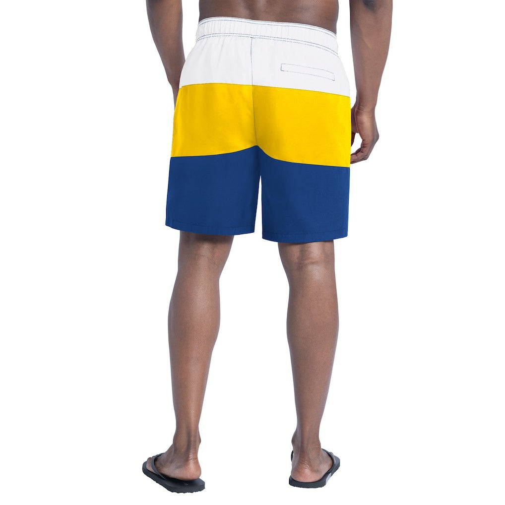 Los Angeles Rams G-III Sports by Carl Banks Sunrise Volley Swim Shorts - Royal/Gold Shorts