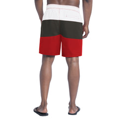 Tampa Bay Buccaneers G-III Sports by Carl Banks Sunrise Volley Swim Shorts - Red/Pewter Shorts