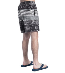 Baltimore Ravens G-III Sports by Carl Banks Horizon Volley Swim Shorts - Black/Gray Shorts
