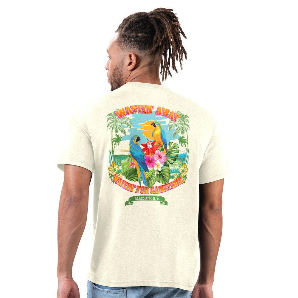 Kansas City Chiefs Margaritaville Wastin' Away T-Shirt - Cream T-shirts
